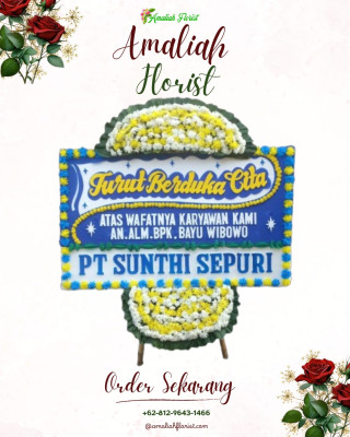 Papan Bunga Duka di Galela Utara