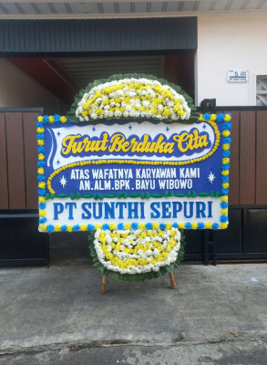 Papan Bunga Duka di Galela Utara