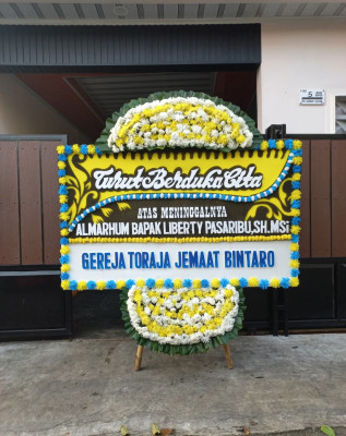 Papan Bunga Duka di Galela Utara